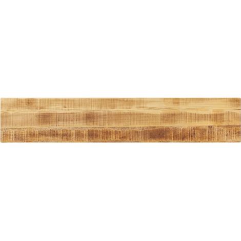 Tablero de mesa rectangular madera mango rugosa 180x30x3,8 cm (1/5)