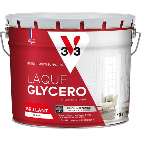 Peinture intérieur Laque Glycéro V33 Blanc Brillant 10L (1/5)