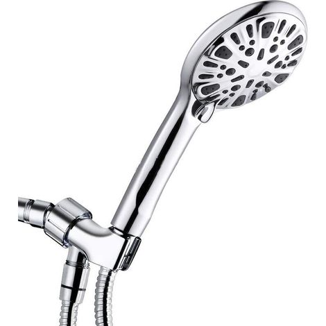 Shower Head, Bathroom Shower Hand Shower with 9 Modes, High Pressure, Water Saving - (single shower head) (1/5)