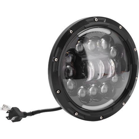 7-Zoll-LED-Scheinwerfer, 75 W, zweifarbig (weiß/gelb), IP68 wasserdicht, Ersatz für Jeep Wrangler TJ 1997-2006 (1/5)
