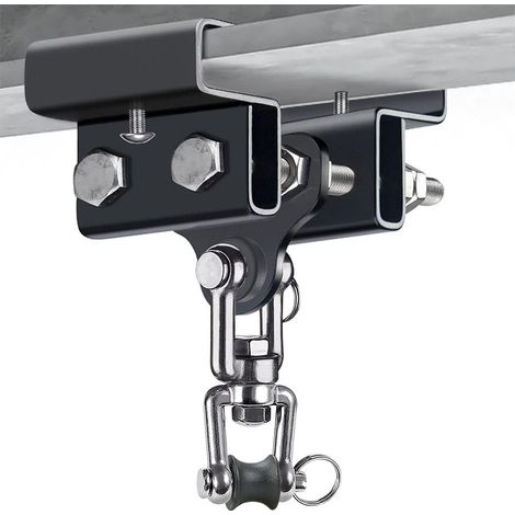 9.4-17cm Sac de Boxe à Suspendre Ensemble de Supports de Fixation pour Poutre pour l'entraînement de Boxe Muay Thai en Intérieur/Extérieur, Jusqu'à 900lbs (1/5)