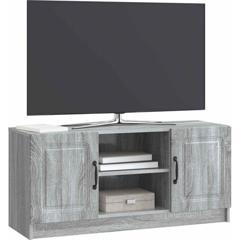 Maison Exclusive - Mobile TV Grigio Sonoma 102 x 34,5 x 47 cm Legno ingegnerizzato