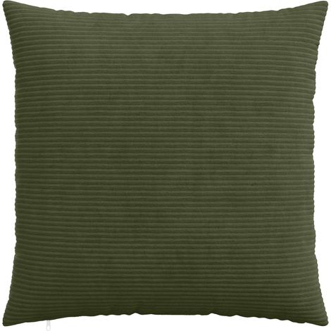 vidaXL Funda de almohada 2 pcs HEERLEN Verde 80 x 80 cm pana (1/2)