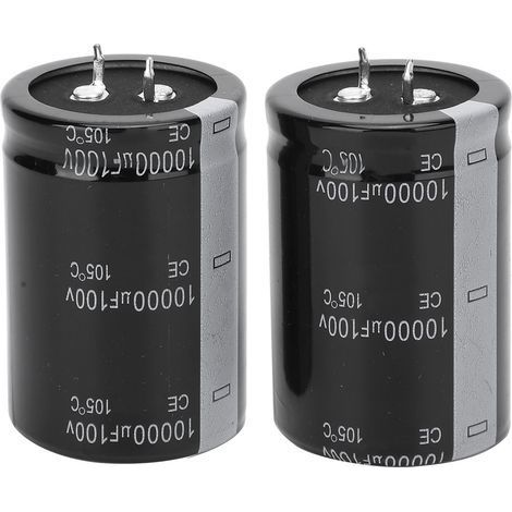 Condensateur Électrolytique 10000µF 100V - Lot de 2 Pièces (1/5)