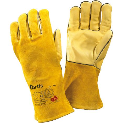 Gant de soudeur WelderPlus, intérieur de la main en cuir vachette, Taille : 10 (par 10) (1/5)