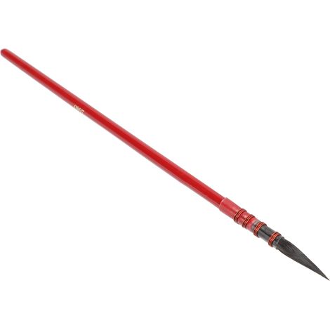 Pinceaux Zhong Sheng pour artistes, anneaux en fer rouge enroulés à la main, poils d'écureuil gris de haute qualité, pour aquarelle et acrylique, référence 2680 Rouge n° 1 (1/5)