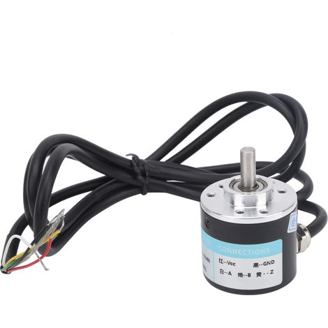 ABZ-Encoder-Inkremental-Drehstrommotor mit 6 mm Vollwelle und Getriebe, DC5-24VC38S6G5-1200Z (1/5)