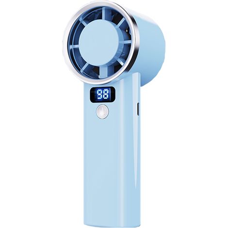 Ventilateur portable vert menthe : Rafraîchissement portable avec longue autonomie (bleu) (1/4)