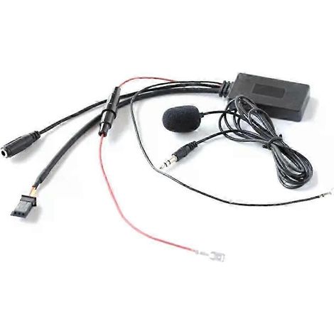 Biurlink Autoradio-Audio-Mikrofon-Adapter mit Bluetooth-AUX-Kabel, passend für Mercedes-Benz E/CLS/SLK AUX-Eingang (04-08) mit Comand-System – JXLGV (1/5)