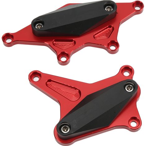 Protecteur de carter moto, barre anti-chute remplacement pour Honda CB500F CB500X 2013-2020, rouge, kit de protection moteur, embouts de fourche, slider de chute, accessoire robuste. (1/5)