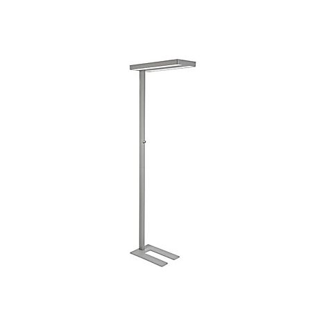 Lámpara LED de pie MAULjaval  atenuable  aluminio blanco RAL