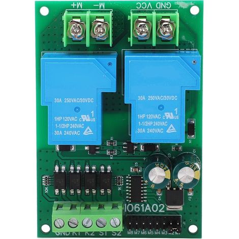 Carte De Controle Moteur Cc - 30A 12V - 9 Modes - Pour Equipements De Levage Et Stores Roulants - 1 Unite (1/5)