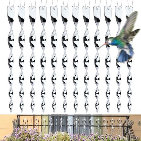 Répulsif anti-oiseaux réfléchissant, 12 vis anti-oiseaux pour balcon, cloches anti-oiseaux,de DEBUNS (1/5)