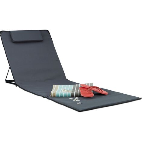 Xxl strandmatte mit kissen