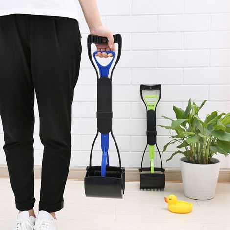 Scooper à Long manche pour animaux de compagnie, ramasseur de déchets pour chiens et chats, ramassage de merde à mâchoire, outils de nettoyage propres, fournitures (1/5)