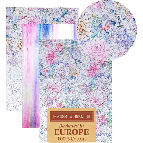 Lot de 3 Serviettes de Cuisine Multi-usages 100% Coton Serviettes de Bar Printemps/été (50 cm x 70 cm) (1/5)