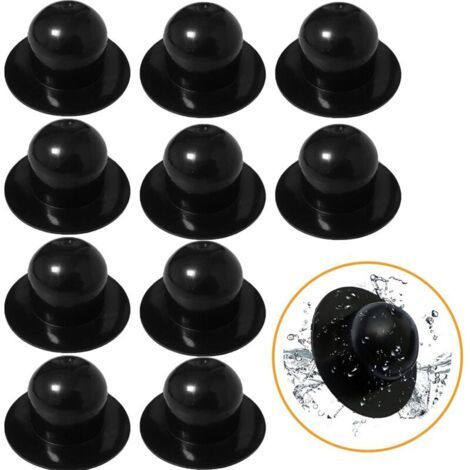 jardin piscine Lot de 10 bouchons d'étanchéité pour piscine - Prise murale - Pour accessoires de piscine Intex - Bouchon de rechange pour piscine - Bouchon (10 pack) (1/5)