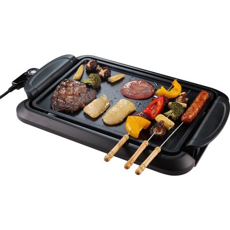 Piastra Elettrica Portatile per Cucinare Bistecchiera Portatile da Tavolo Cucina (1/4)