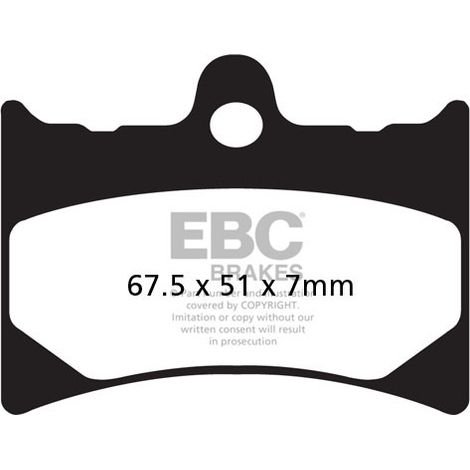 Pastillas de freno EBC FA126HH