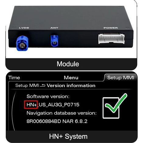Adattatore di interfaccia, CarPlay wireless, compatibilità con Android Auto, HN+ (1/2)