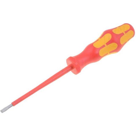 WERA - Tournevis isole plat 4x0.8mm - 1kVAC