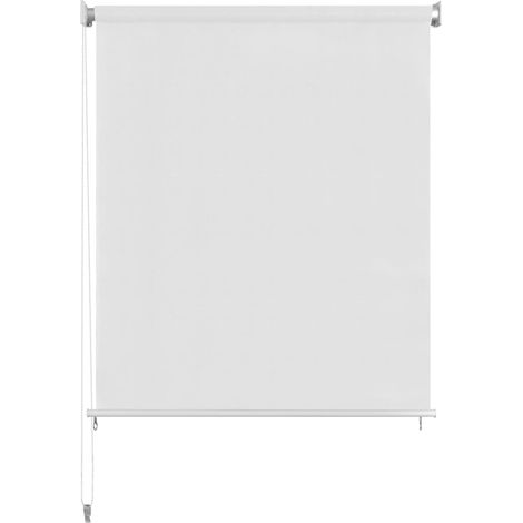 Maison Exclusive - Tenda a Rullo per Esterni bianca 65(L)x230(A) cm HDPE (1/5)