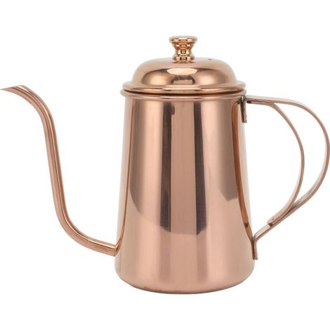 Bouilloire à café de 650 ml en acier inoxydable 304 épais avec col de cygne. (1/5)