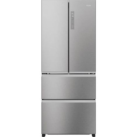 Haier – Réfrigérateur multi-portes 402 L – Total No Frost – 37 dB – Inox – 177,5 x 70 x 68,8 cm – Tiroirs Easy Access