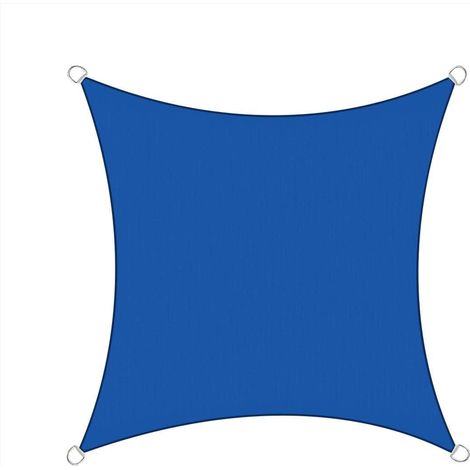 5x5m Sun Sail Shade Square Awning Canopy Garden Sun Cover Patio Sunscreen - Blue (1/3)