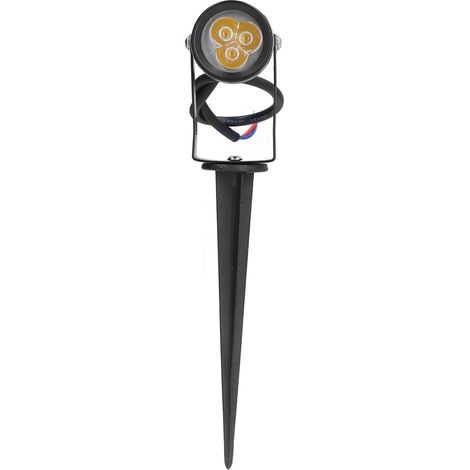 Lampe de jardin LED étanche IP65 3W lumière blanc chaud éclairage paysager extérieur DC12V (1/5)