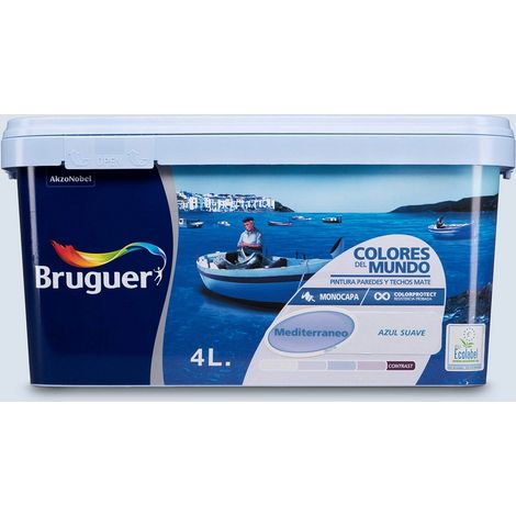 Colori del mondo mediterraneo soft blue 4l bruguer