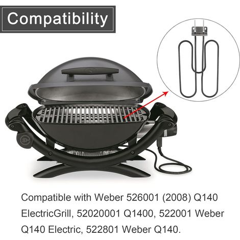 Ersatz-Heizelement Für Q240/Q2400 Grills – 230V 2200W, Kompatibel Mit 70127 & 55020001