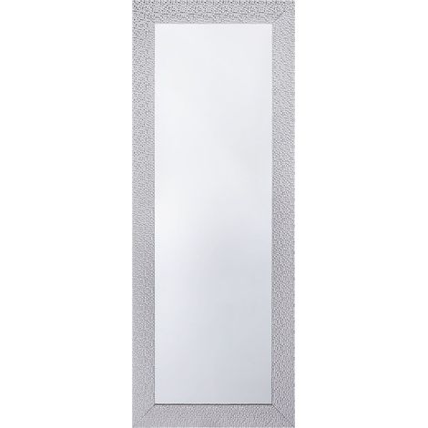 Specchio da parete in color argento 50 x 130 cm Mervent