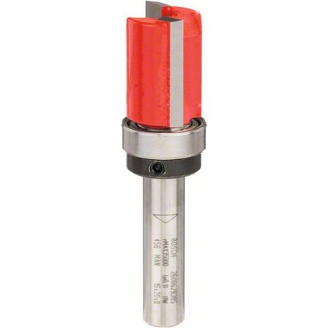 Fresa  de  corte  recto  Bosch  Ø  16mm  Vástago  8mm  rodamiento  de  bolas  superior  -  2608629385 (1/4)