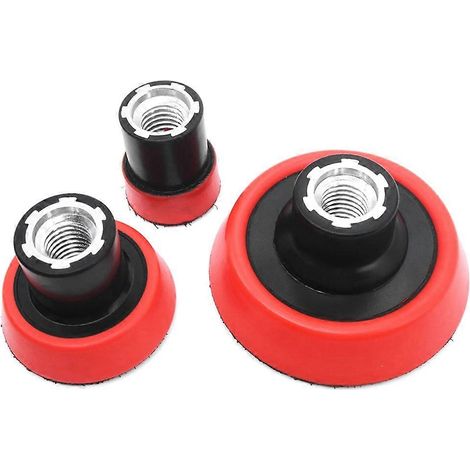 Support de plateau de ponçage et de polissage de 1/2/3 pouce pour l'entretien des véhicules (tampon éponge, disque de support M14) (1/5)