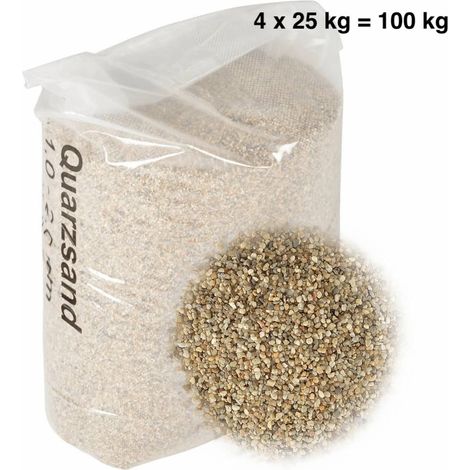 Sable Quartz Filtre Piscine 100 kg. LIVRAISON GRATUITE. Granuilométrie 1-2 mm