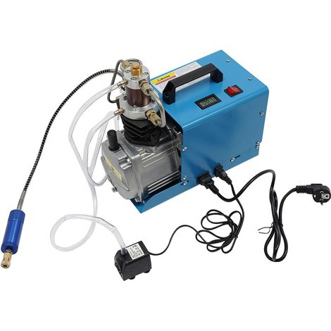 Hochdruckluftkompressorpumpe 1800W 0-30Mpa Zweistufendruckwasseröl-Trenner 100L / min elektrische Luftpumpe