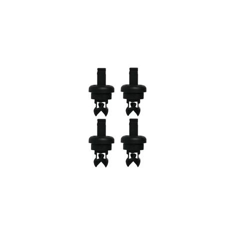 4 Pièces Clips de Fixation pour Étagère Arrière, Clips de Fixation Compatible avec Clio Megane Qashqai Scenic Nissan, Clips de Fixation de Cintre