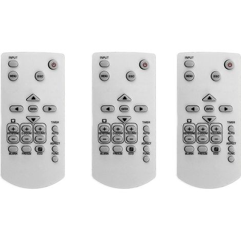 3 télécommandes de remplacement YT-150 pour projecteur Casio XJ-V1, XJ-V2 (1/5)