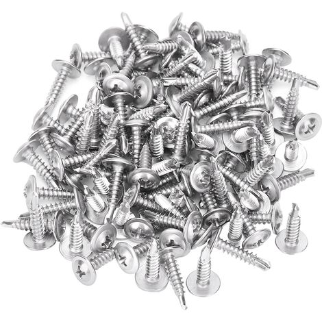 500 vis autotaraudeuses à tête ronde en acier inoxydable 410, accessoires industriels M4.2 (1/5)