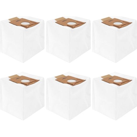 6Pcs pour Deebot Ozmo T8 / Max N8Pro / T9 T9Max Robot Aspirateur Sac à poussière (1/5)