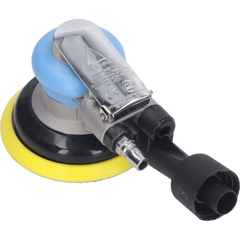 Ponceuse pneumatique 5 pouces, 12 000 tr/min, pression 0,6 à 0,8 MPa, machine de ponçage, meulage et polissage haute performance avec tuyau d'aspiration (1/5)