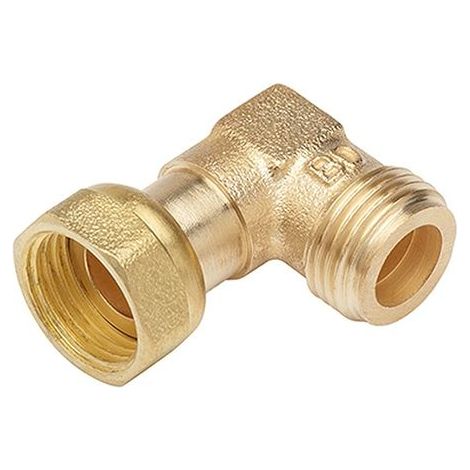 Raccord coudé gaz - Rousseau - Mâle-femelle - Filetage 15x21 - Compatible butane et propane - Installation gaz