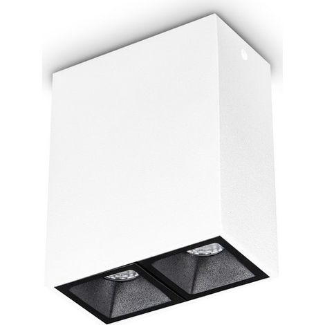 Ideal Lux LIKA Spot encastré en saillie blanc 1 LED 360 lm 3000 K