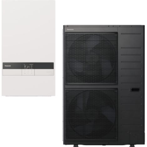 Ensemble pompe à chaleur air / eau bi-bloc HP 12 kW monophasée Aquarea Série K - PANASONIC (1/4)