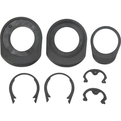Jeu d'entretoises de guidon VTT, cales de potence pour vélo route, rondelles accessoires 10 pièces (1/5)