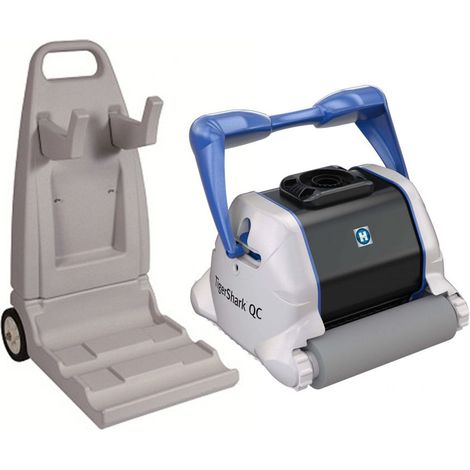 Robot TIGER SHARK QC Quick Clean Hayward  Brosses mousses - Avec Chariot transport