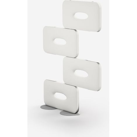 Kit aggiuntivo divisorio design in polietilene Cookie 200 - Bianco