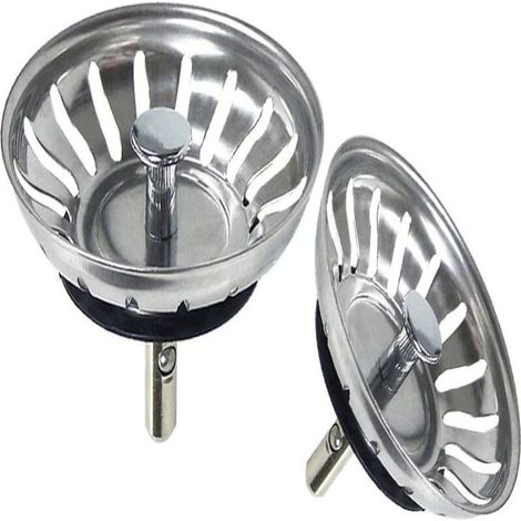 Dishwasher-safe colander, universal sink strainer with stain-resistant surface, food waste catcher for your kitchen, mirror finish (1/5)