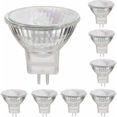 MR11 12V 35W lampes halogènes GU4 base spot 2800K blanc chaud, dimmable ,pack de 8 (1/4)